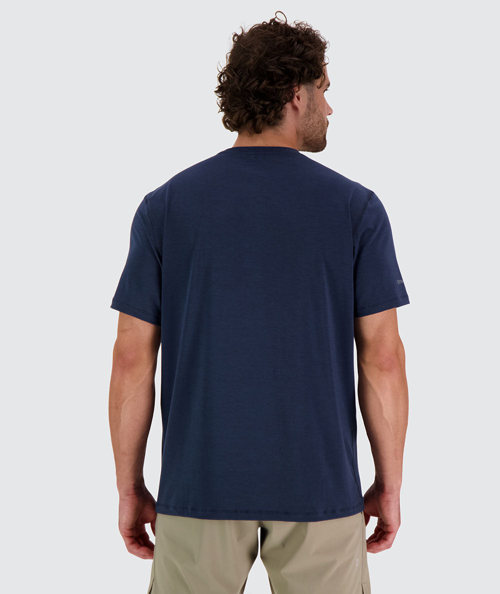 Lightweight and comfortable training t-shirt#color_navy