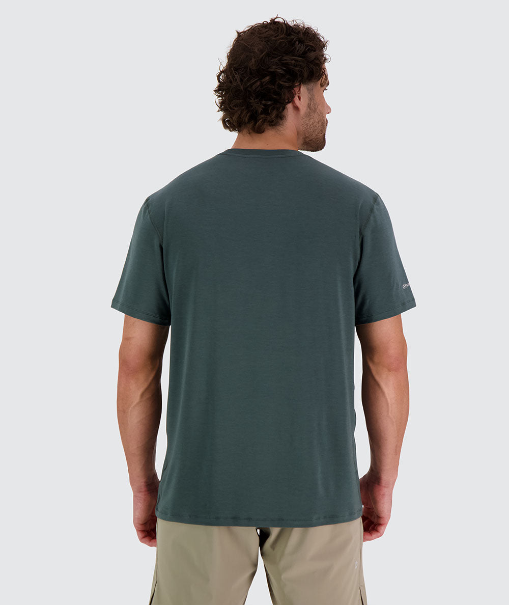 Most comfortable training t-shirt for men#color_sage