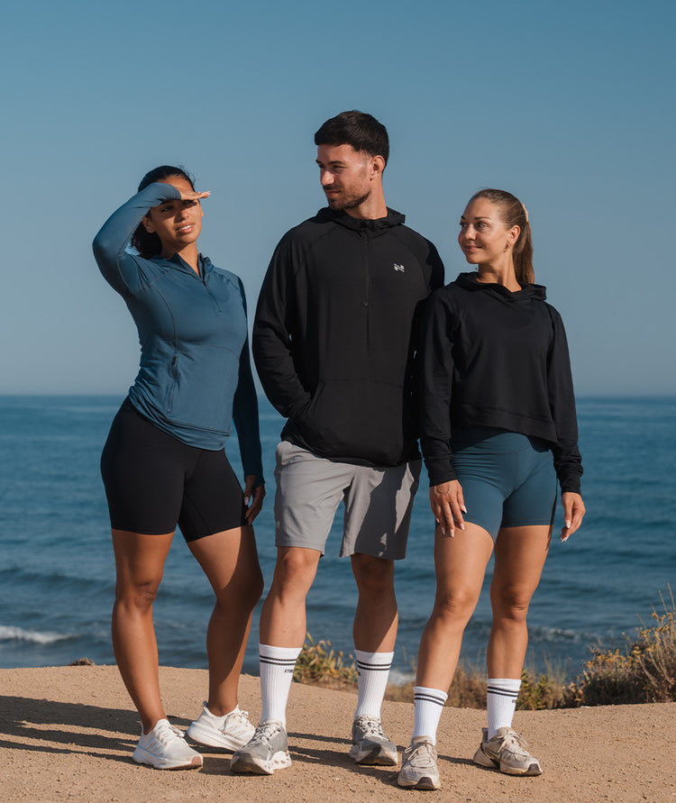 ComfyKnit men's hoodie #color_black