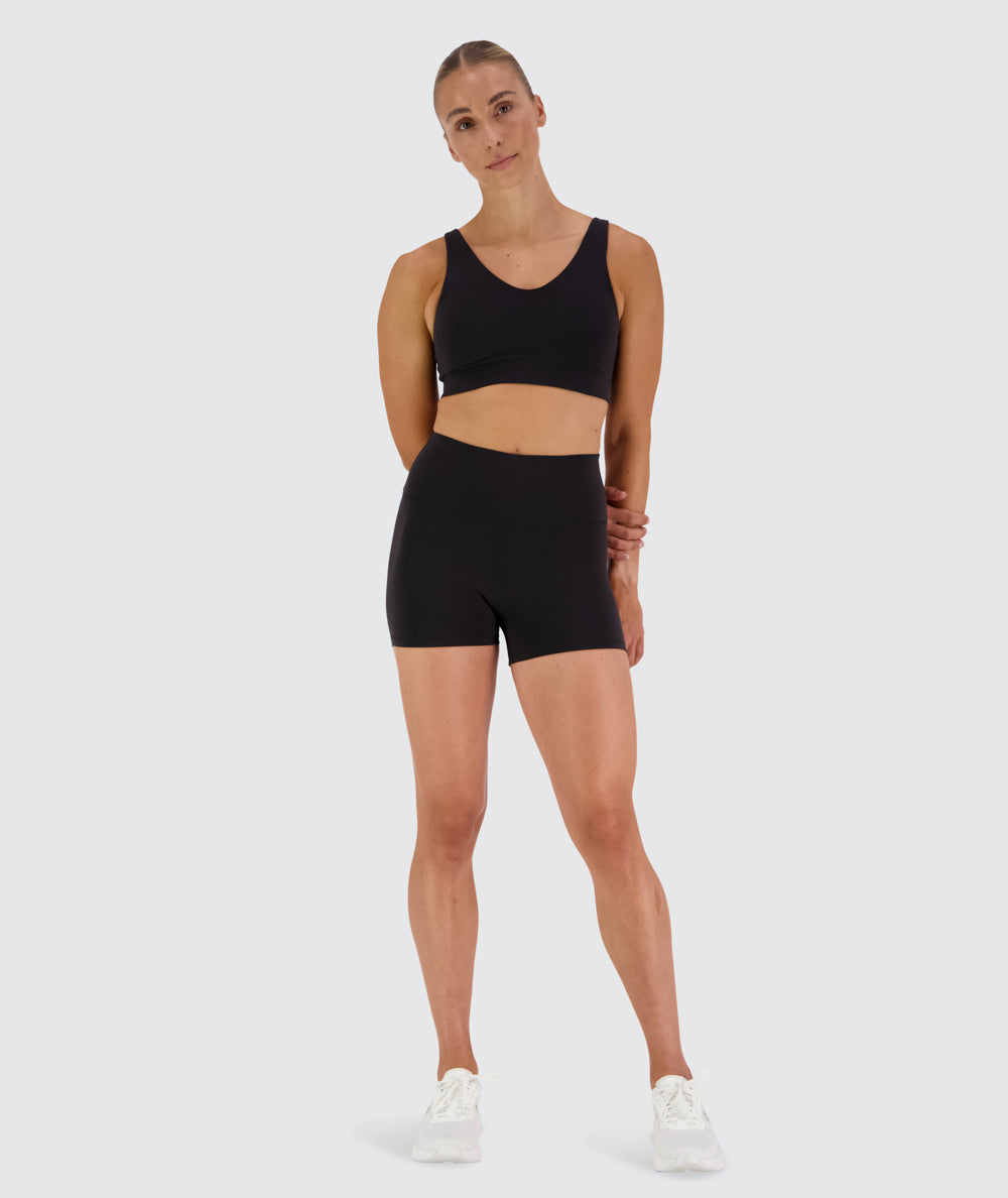 Short supersoft shorts, Model 176 cm / size S#color_black