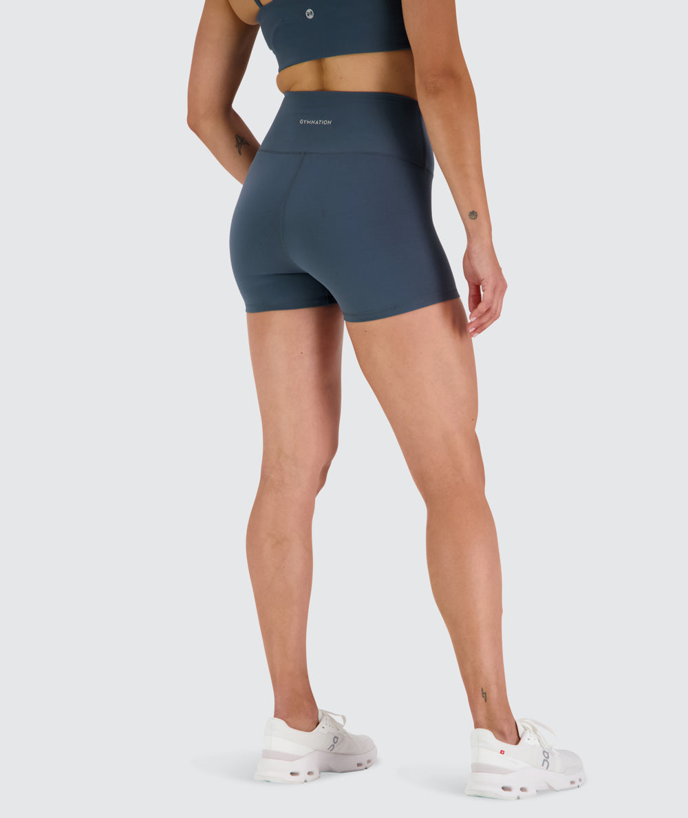 Short supersoft shorts, Model 176 cm / size S#color_dusty-navy