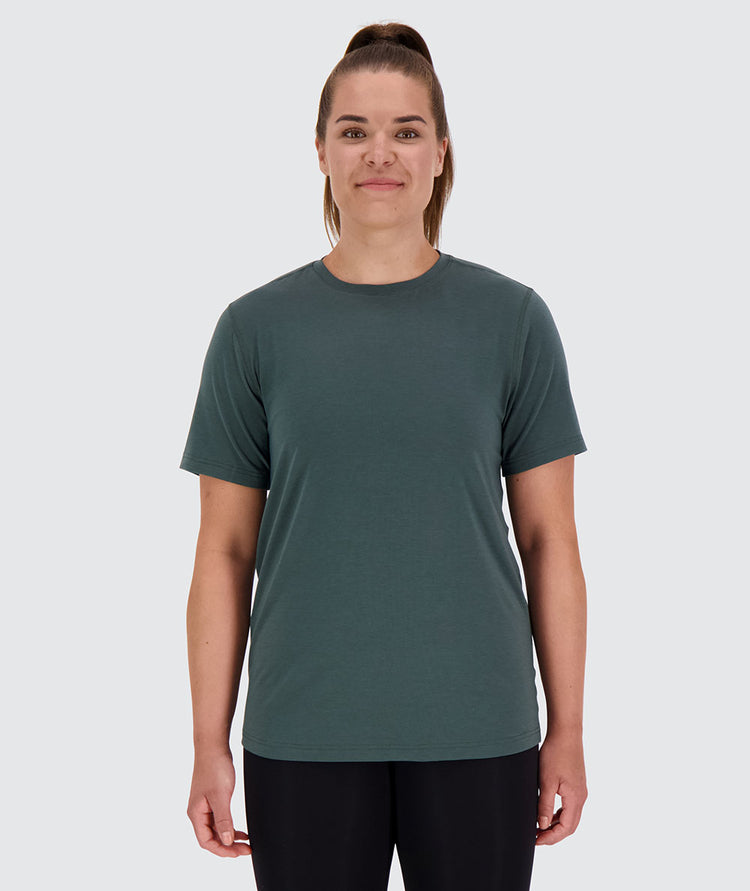 everyday training t-shirt for women#color_sage