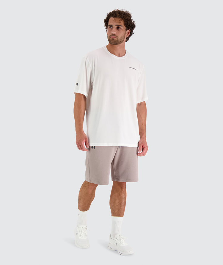 Men's organic cotton sweatshort#color_sand