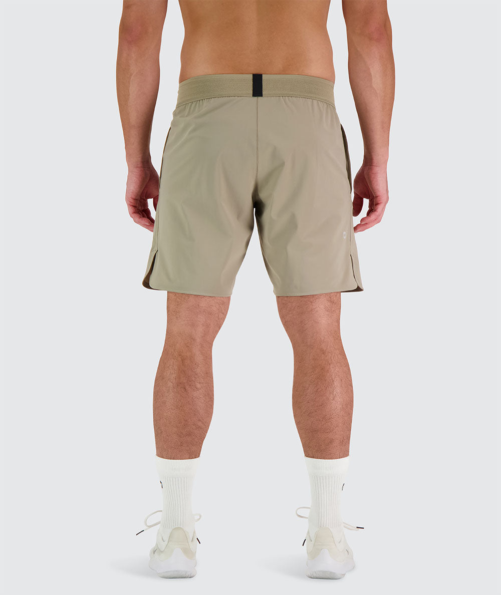 men's performance shorts#color_sand