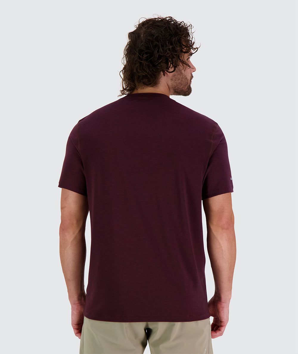 Men's Training T-shirt #color_wine-red