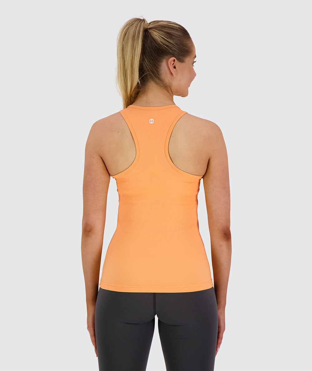 women's ribbed tank top #color_summer-orange