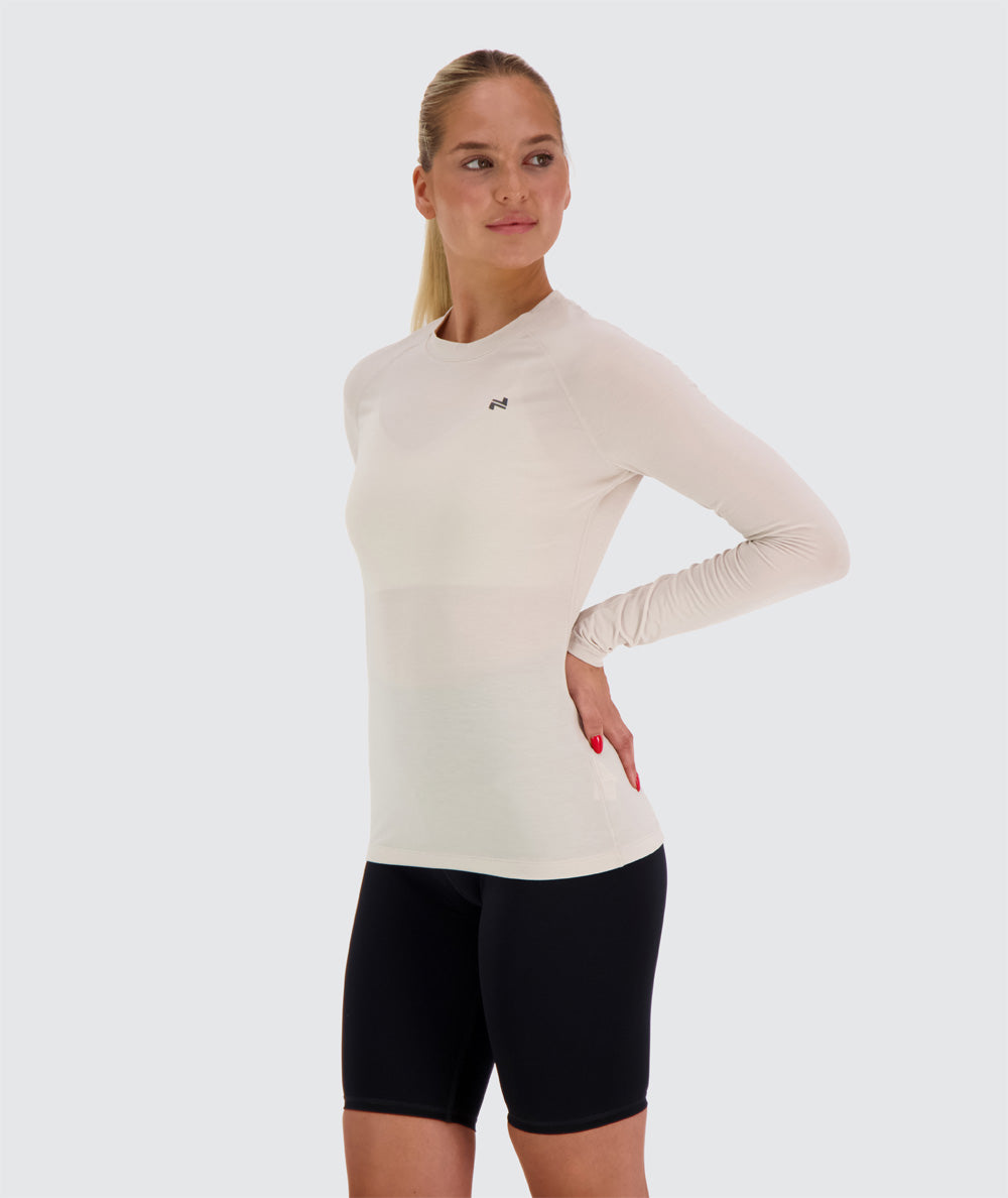 women's training longsleeve #color_oat