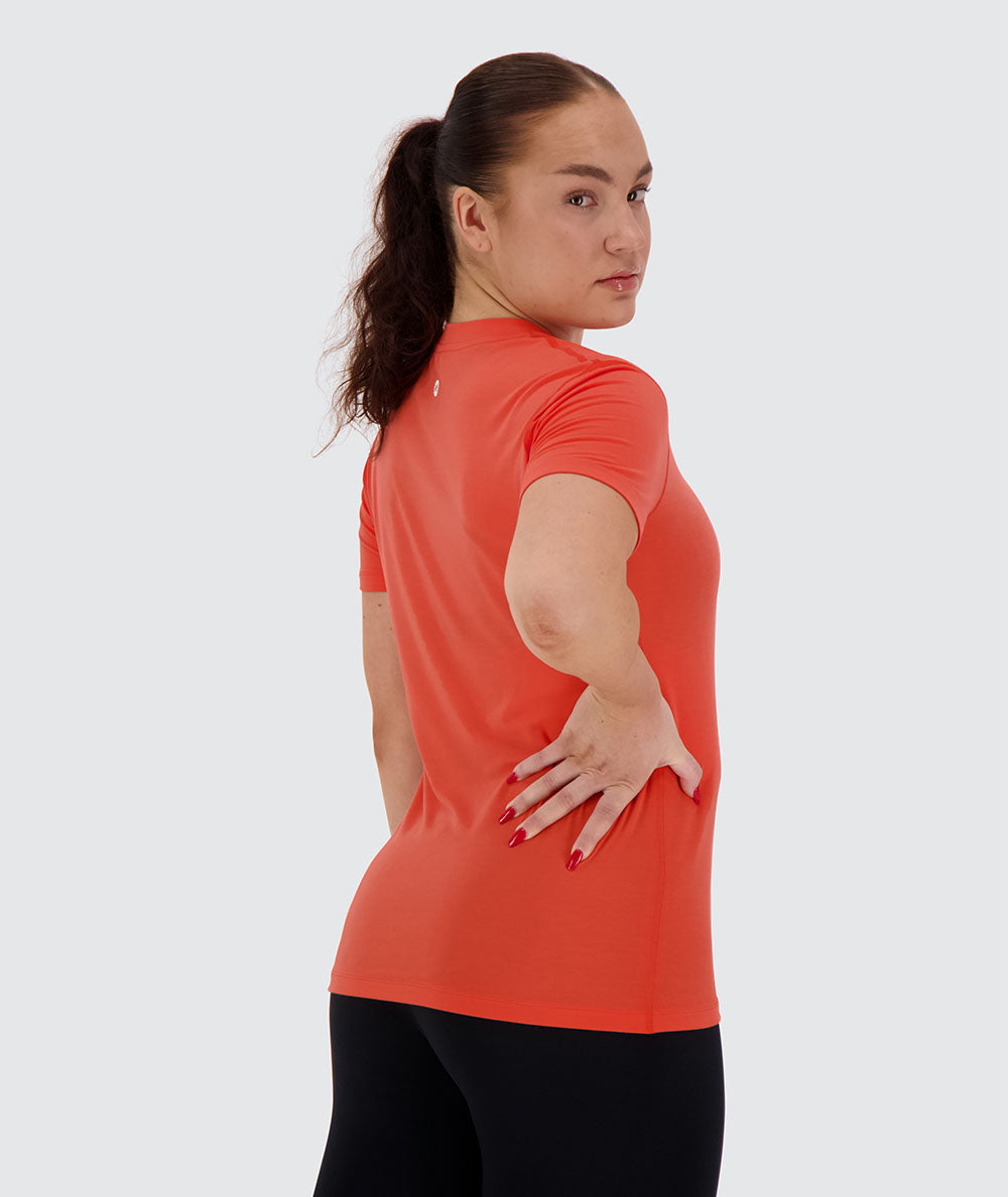 Women's Training Tee #color_poppy-red