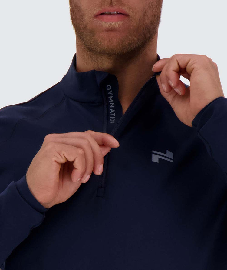 Men's Half-Zip #color_dark-navy