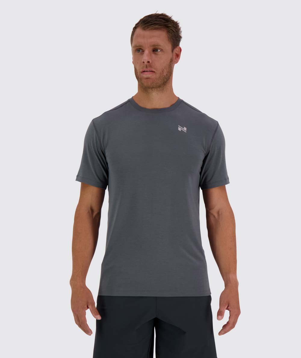 Gymnation men's t-shirt, Model 182 cm / size L#color_steel-grey