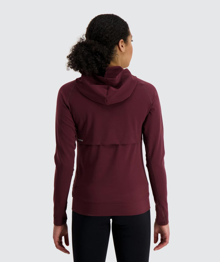 Training Hoodie For Women #color_wine-red