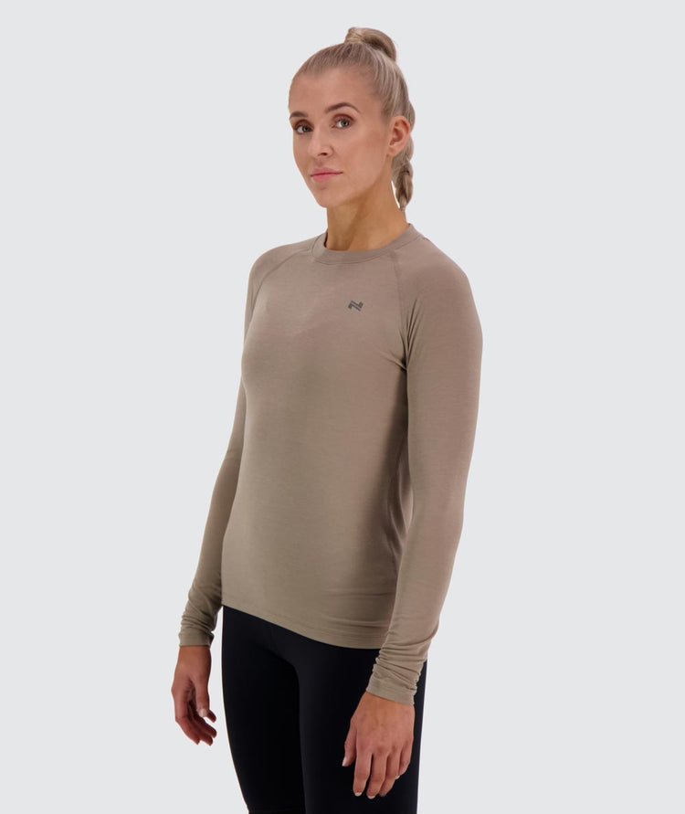 Women's Training Long-Sleeve #color_sand