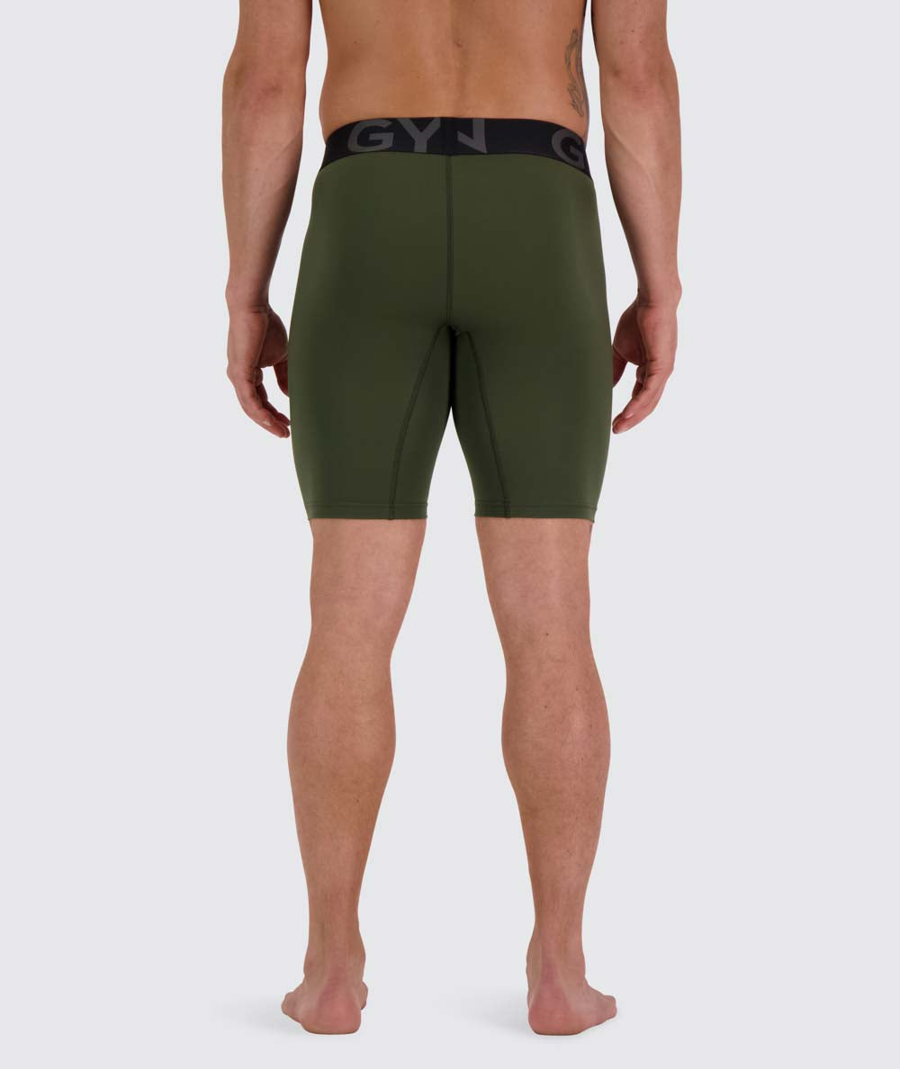 Men's baselayer shorts #color_army-green