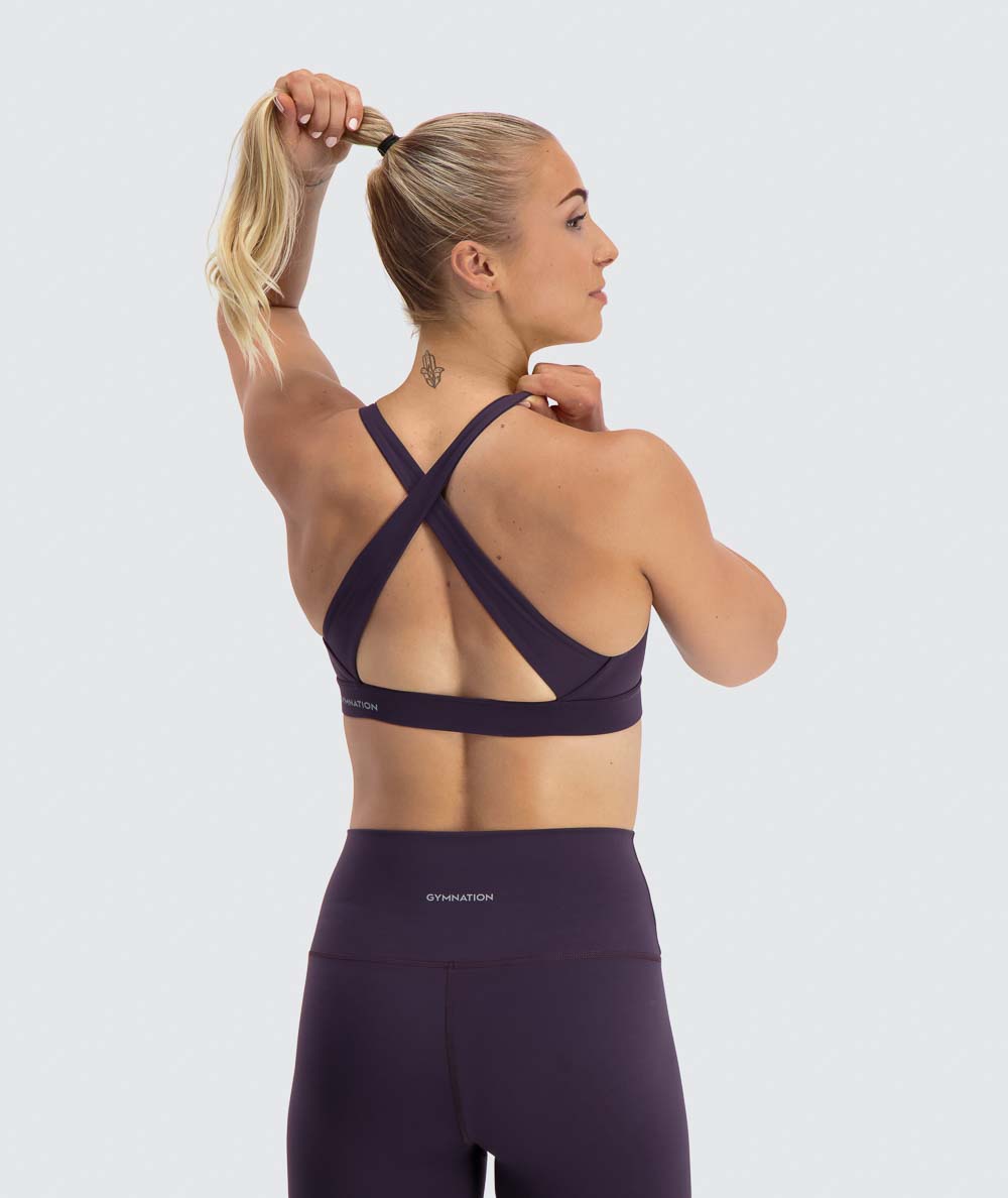 sports bra for crossfit#color_plum