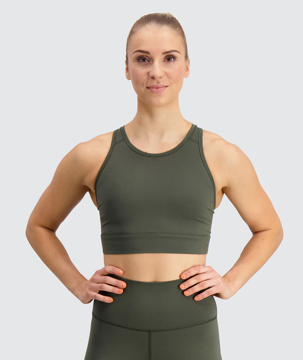 Power Boost Bra #armygreen