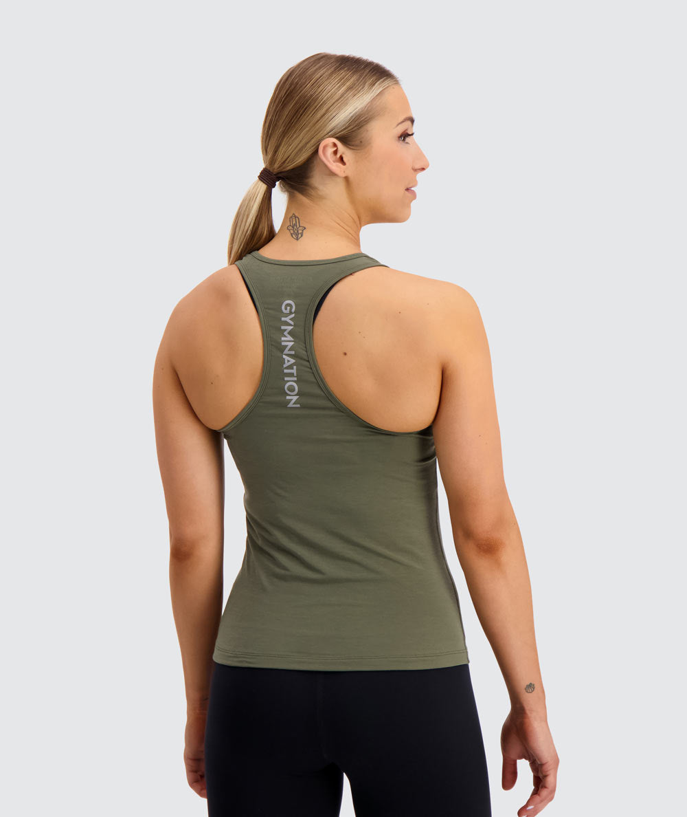 Training Tank Top #color_army-green