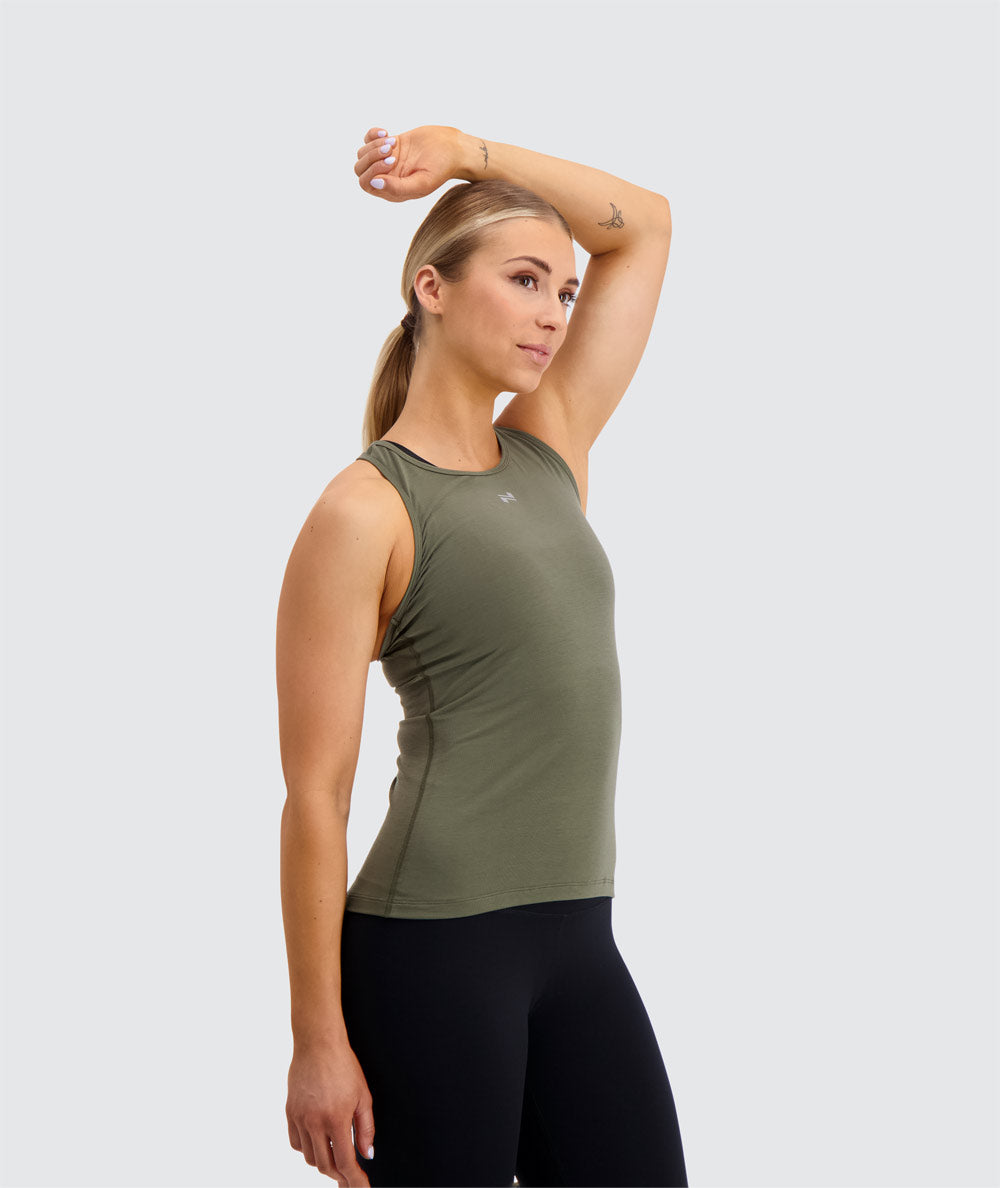 Training Tank Top #color_army-green