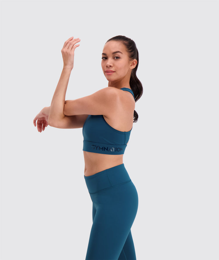 Power Boost Bra #tealblue