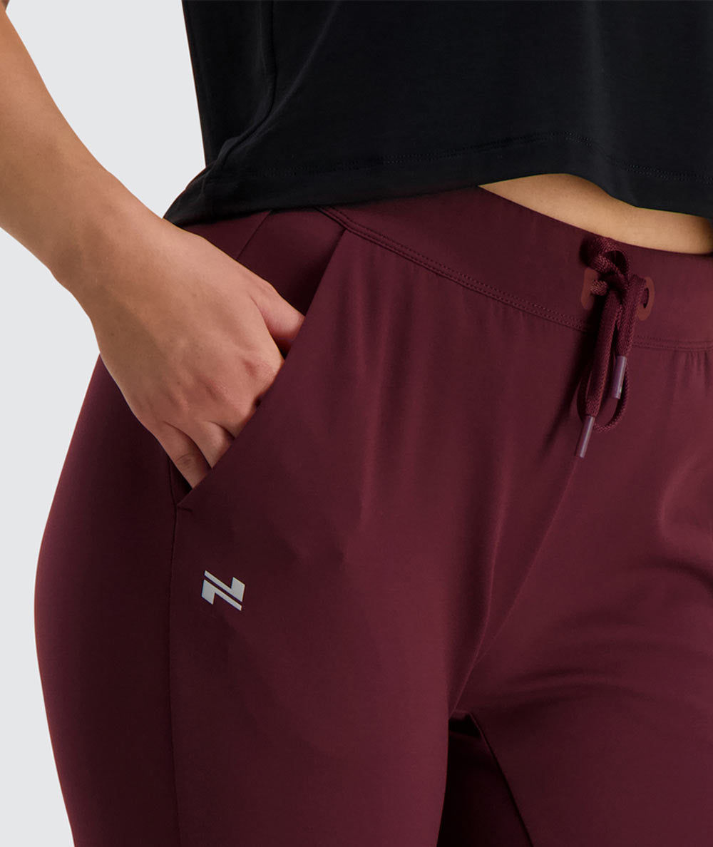 Women's Training Joggers #color_wine-red